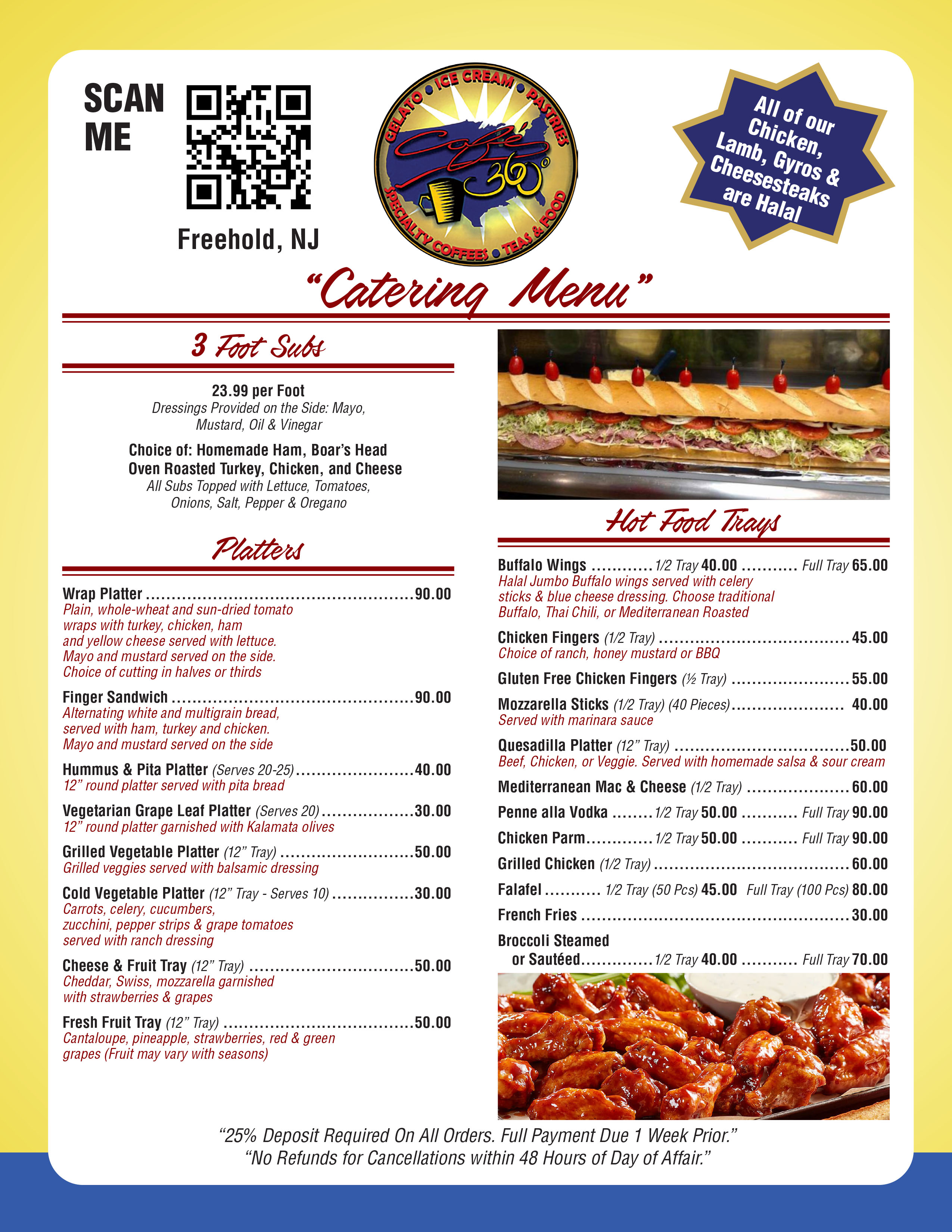 Hot Food - Subs - Platters